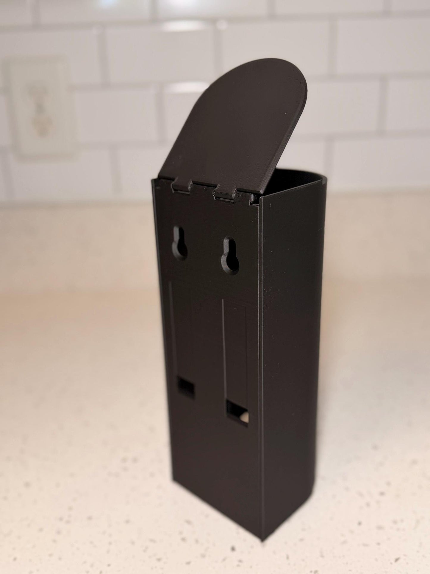 Grocery Bag Holder | Plastic Bag Dispenser | Kitchen Storage | Wall or Cabinet Mount Organizer