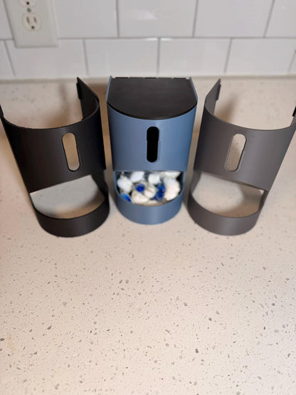 Dishwasher Pod Dispenser, Countertop Cabinet Wall Mount, Kitchen Organizer