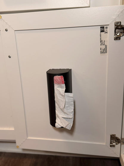 Bathroom Trash Bag Dispenser, 4 Gallon Bag Holder, Wall Mount Organizer