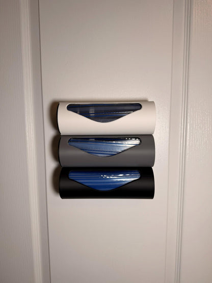 Storage Bag Dispenser, Food Bag Organizer, Drawer or Wall Mount