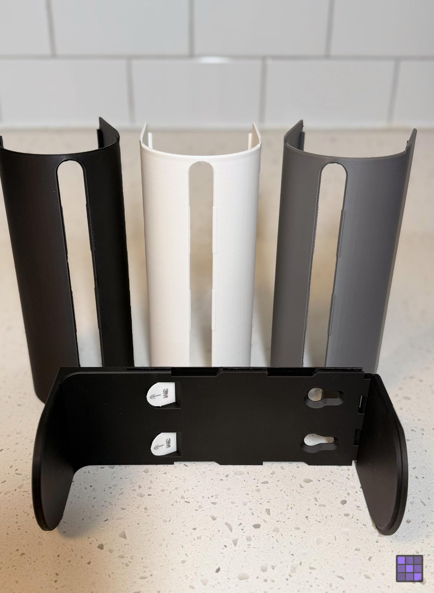 Bathroom Trash Bag Dispenser, 4 Gallon Bag Holder, Wall Mount Organizer