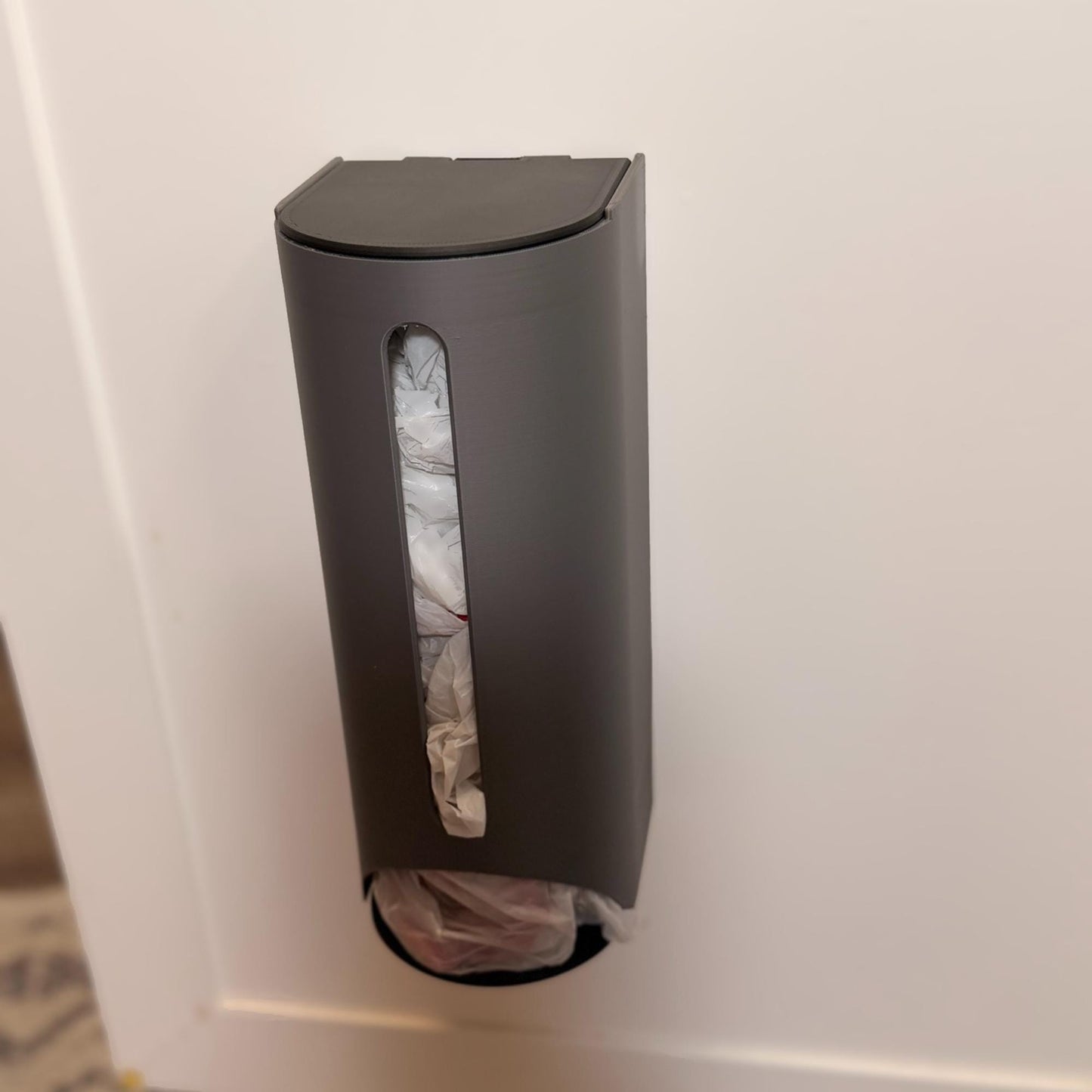 Grocery Bag Holder | Plastic Bag Dispenser | Kitchen Storage | Wall or Cabinet Mount Organizer